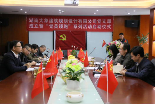 湖南大象建筑規劃設計有限公司黨支部成立暨